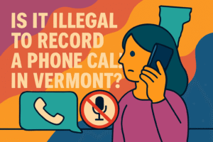 Is It Illegal to Record a Phone Call in Vermont