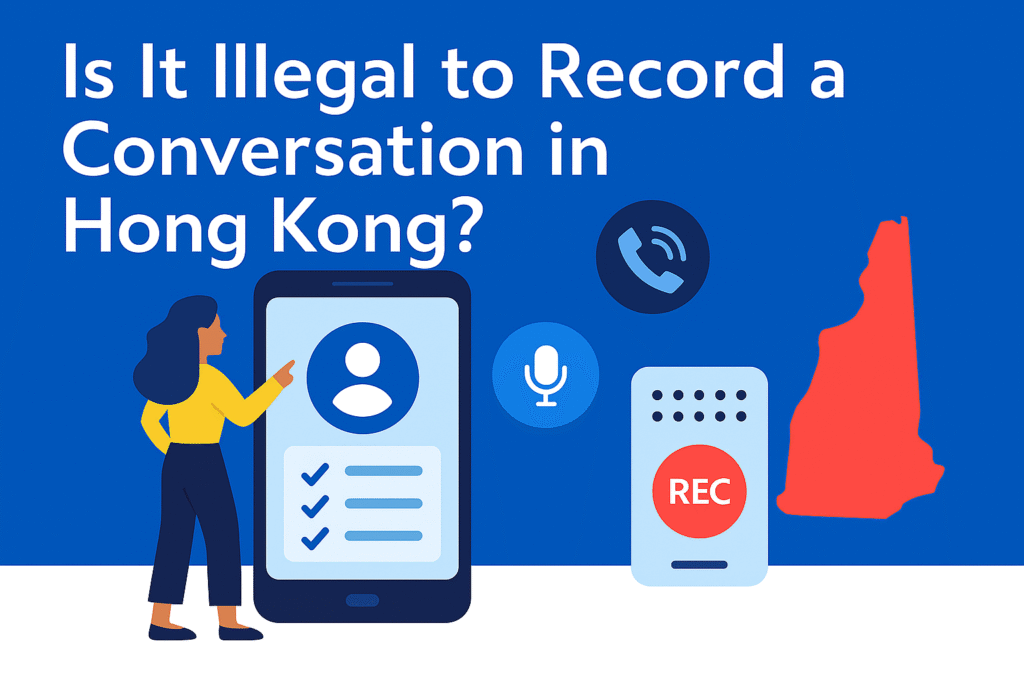 Is It Illegal to Record a Conversation in Hong Kong