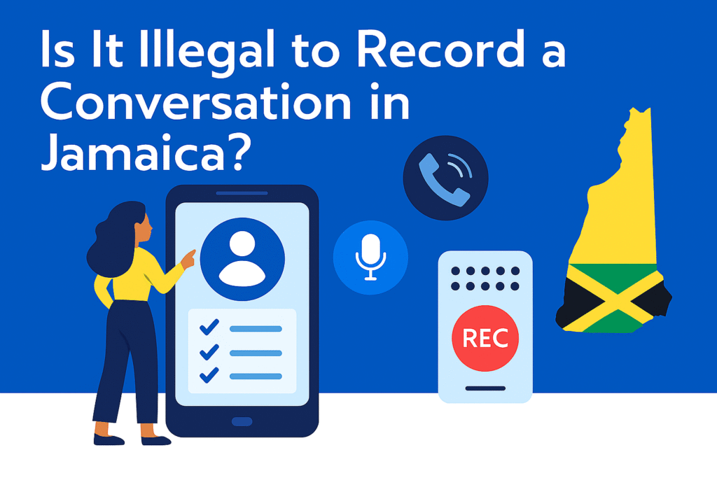 Is It Illegal to Record a Conversation in Jamaica
