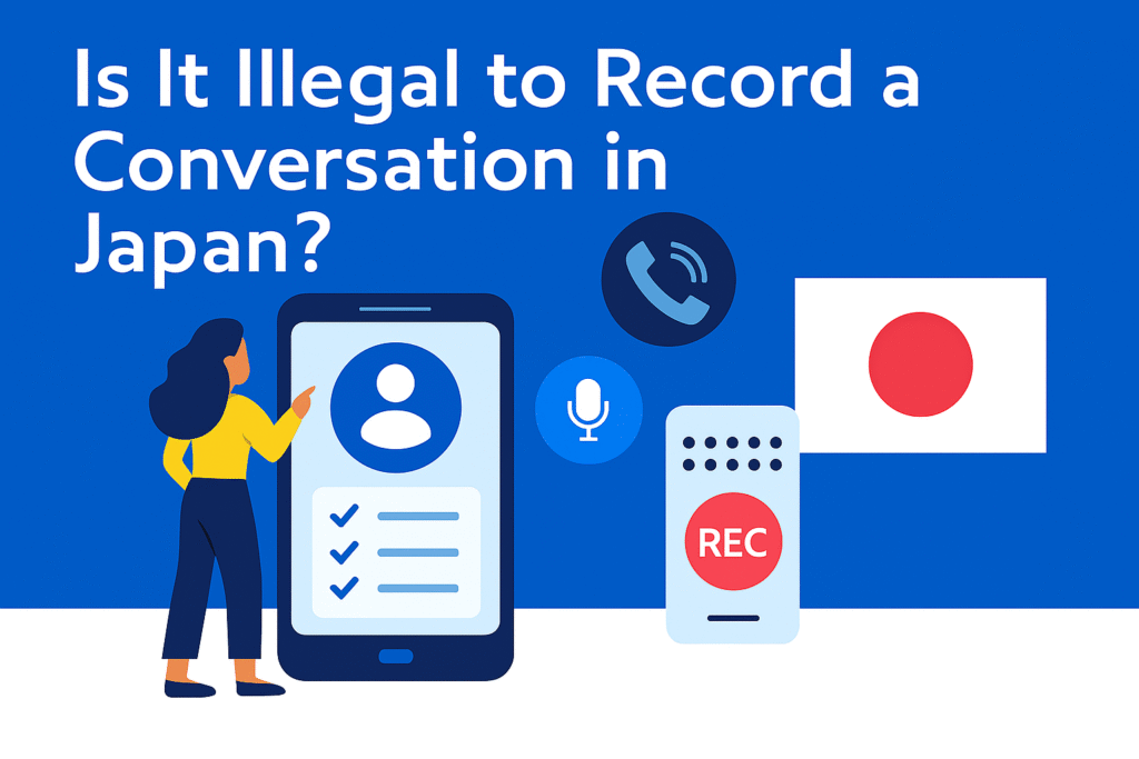Is It Illegal to Record a Conversation in Japan