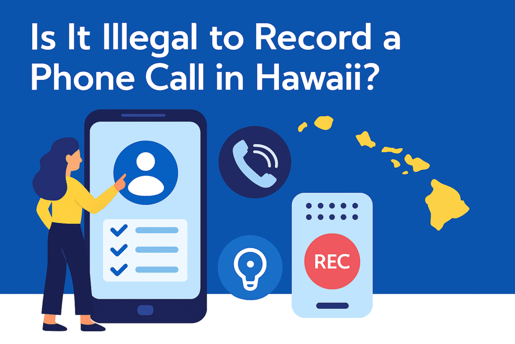 When Recording a Call in Hawaii Becomes Illegal