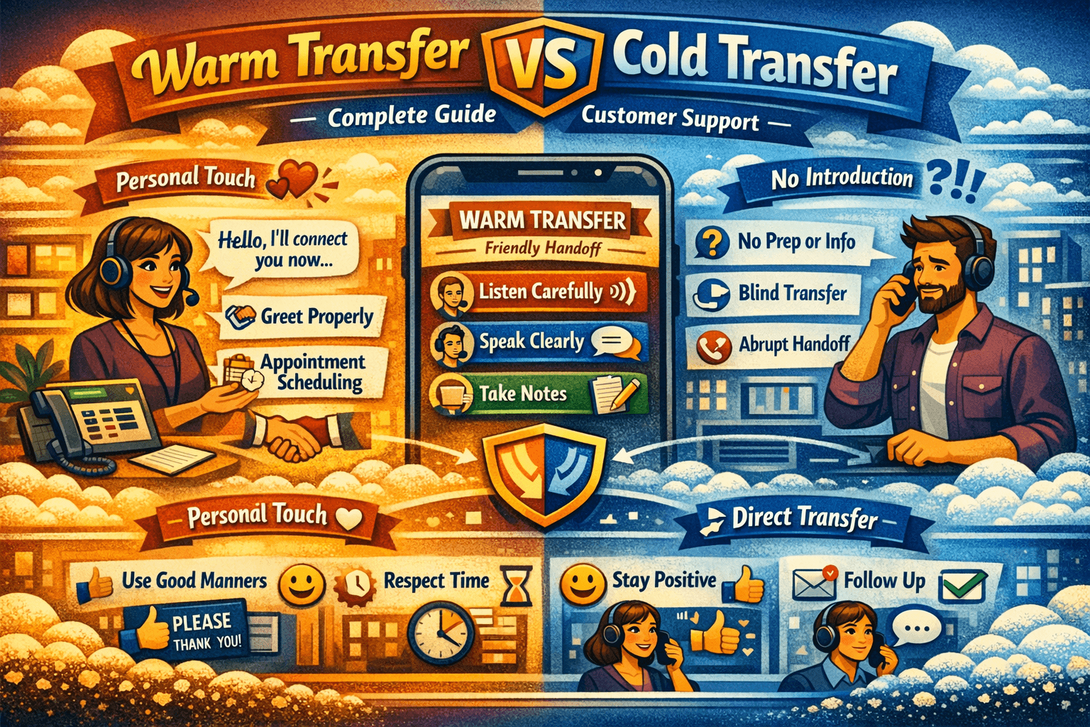 Warm Transfer vs Cold Transfer
