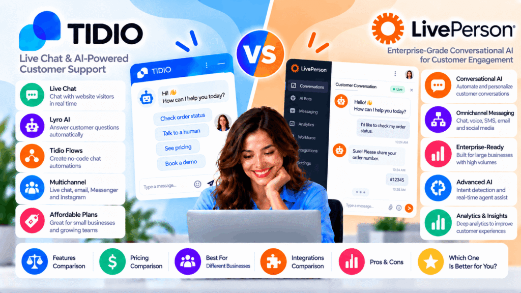 Tidio vs liveperson